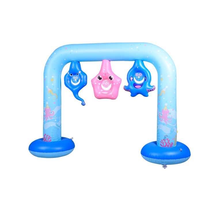 Outdoor Inflatable Arch Sprinklers Inflatable Shooting Game Toy 3
