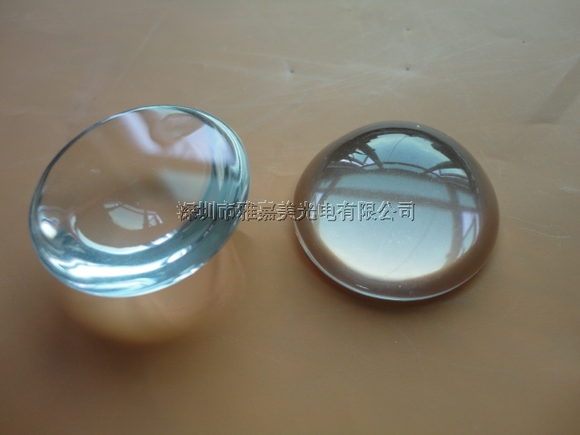 High power LED lens,No Edge Diameter 25MM to 40MM optional, glass Plano convex lens, Focusing optical lens