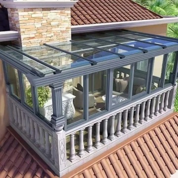 Sleek Aluminum Glass Sunroom for Optimal Daylight