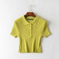 green knit t shirt