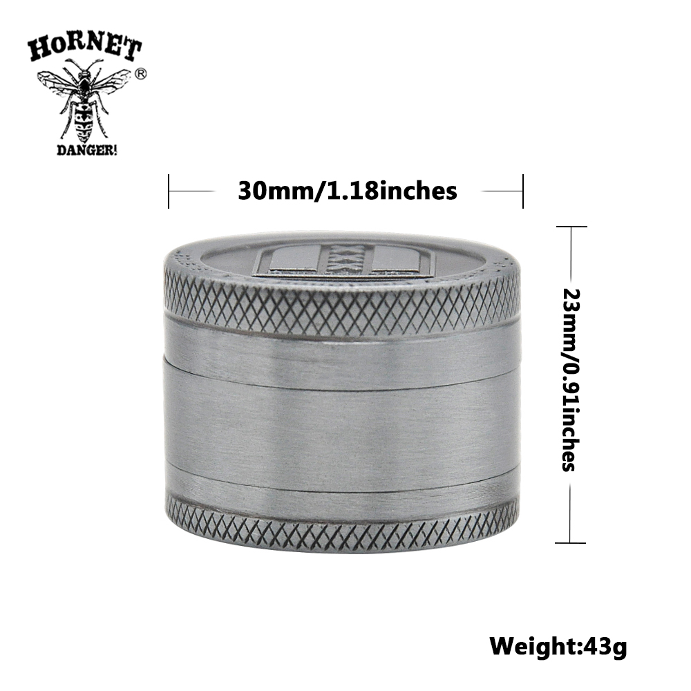 Zinc Alloy Dia. 30MM 3 Layers Chinese Herb Grinder Spice Herbal Smoking Crusher Hookah Pipe Hand Miller Tobacco Grinder