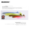 BEARKING Awaruna 80mm 3.2g 10pcs/bag Soft Lures Artificial Lures Fishing Worm Silicone Bass Pike Minnow Swimbait Jigging Bait