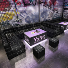 Chinafurniture bar KTV sofa nightclub music theme restaurant box deck sofa high-end coffee shop clear bar U-L