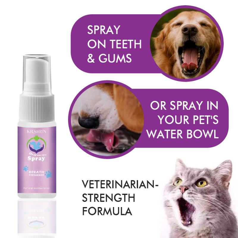 10/30/50ml Cats Dogs Anti From Fleas For Dogs Oral Care Spray Pet Breath Freshener Bad Teeth Deodorant Treatment Odor Remove