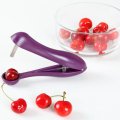 Home Cooking Supplies Purple Plastic Cherry Cutter Creative Kitchen Fuits and Vegetable Tool Cutters
