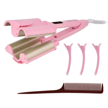 Professional Electric Hair Curler 32MM Tourmaline Ceramic Temperature Control Barrel Deep Waver Iron Curling Styling Tool 49