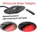 Motorcycle Rear Brake 15 LED Tail Stop Light Lamp For Dirt Taillight Rear License Plate Light Car Accessories Decorative Lamp