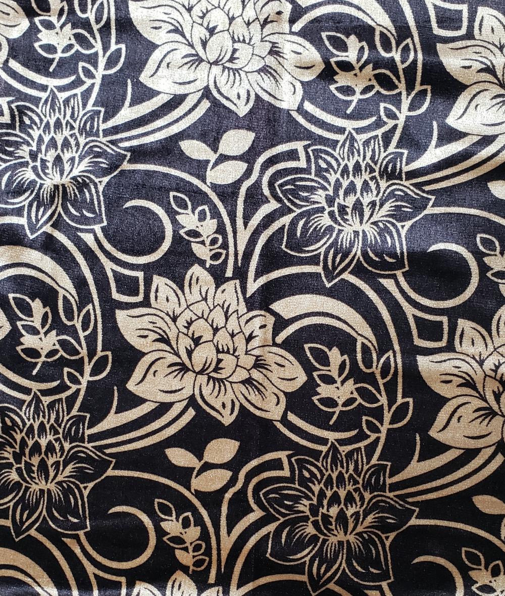 Warp Knitting Printing Velvet Sofa Fabric A