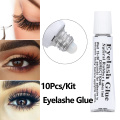 1/10Pcs/Lot Waterproof False Eyelash Glue Double Eyelid Glue Professional Eyelashes Adhesive For Strip Eyelashes Makeup Tools