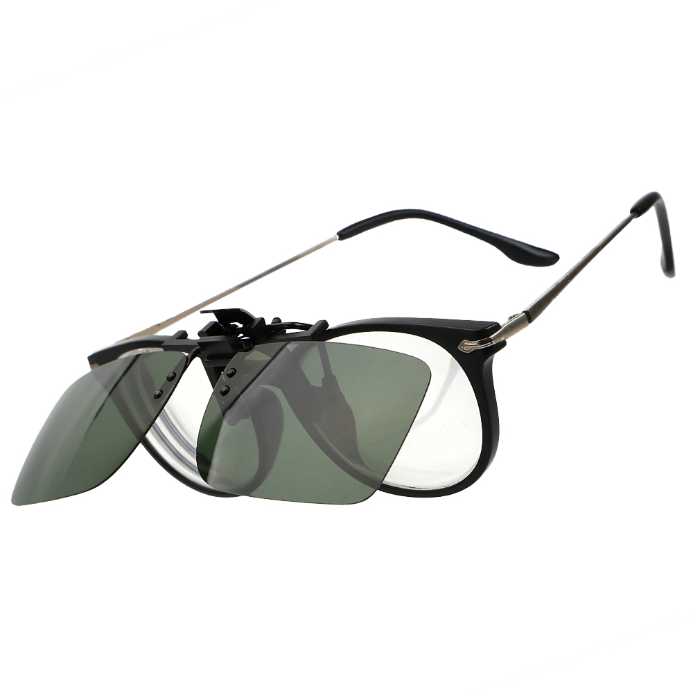 Car Driver Goggles Anti-UVA UVB Polarized Sunglasses Driving Night Vision Glasses Lens Clip Glasses Accessorie Women Men General
