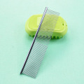 1 Pcs Stainless Steel Dog Comb Silver Long Thick Pets Dog Cat Grooming Combs For Shaggy Dogs Barber