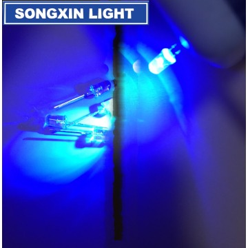 1000PCS 5mm LED Diodes Flashing Blue Clear Blinking Light Emitting Diodes Flash Blink 5mm Blinking LED Diodo 5 mm danshan B