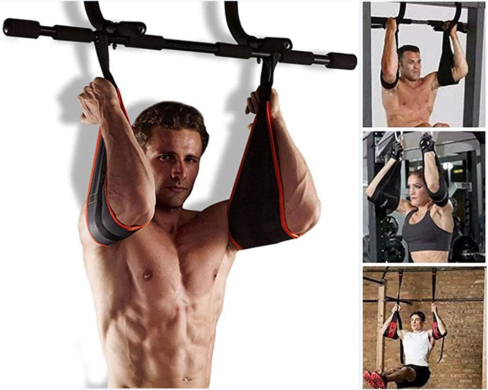 Home Fitness Gym AB Sling Straps Pull-Ups Abdominal Muscle Training Hanging Belt Sport Workout Equipment Horizontal Bar Belt
