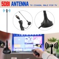 hengshanlao Indoor TV Antenna Car Aerial 5dBi Mini Digital DVB-T Freeview HDTV Booster VHF Antena Clear Satellite Dish Receiver