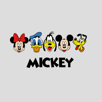 Customize Mickey Donald Cartoon Patch Cloth Paste Accessories Patches for Clothing Iron on Transfe Accept Product Customization