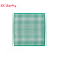 2pcs 10x10cm Double Side Prototype Universal Printed Circuit PCB Board 2.54mm Pitch Protoboard Hole Plate 10*10cm 100*100mm