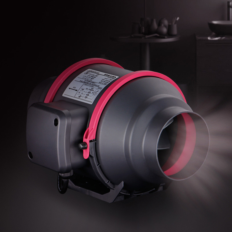 Axial flow centrifugal fan round pressurized pipe exhaust fan kitchen exhaust fan powerful exhaust fan