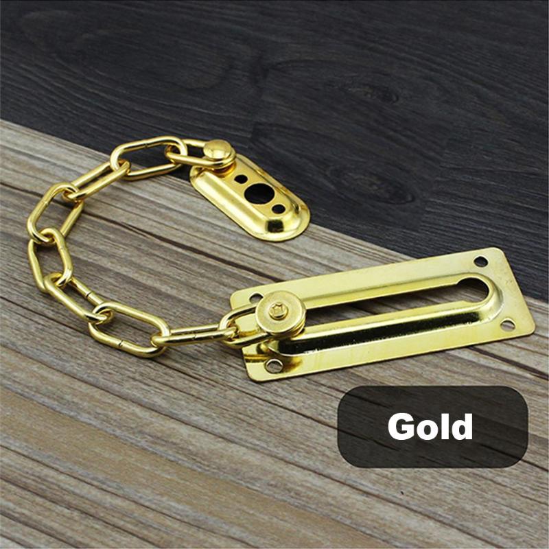 Stainless Steel Security Guard Chain Bolt Locks Cabinet Latch Anti-theft Safety Window Door Restrict Chain Locks Door Hardware