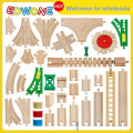 2021 All Kinds Wooden Track Parts Beech Wooden Railway Train Track Toy Accessories Fit Biro All Brands Wood Tracks Toys for Kids
