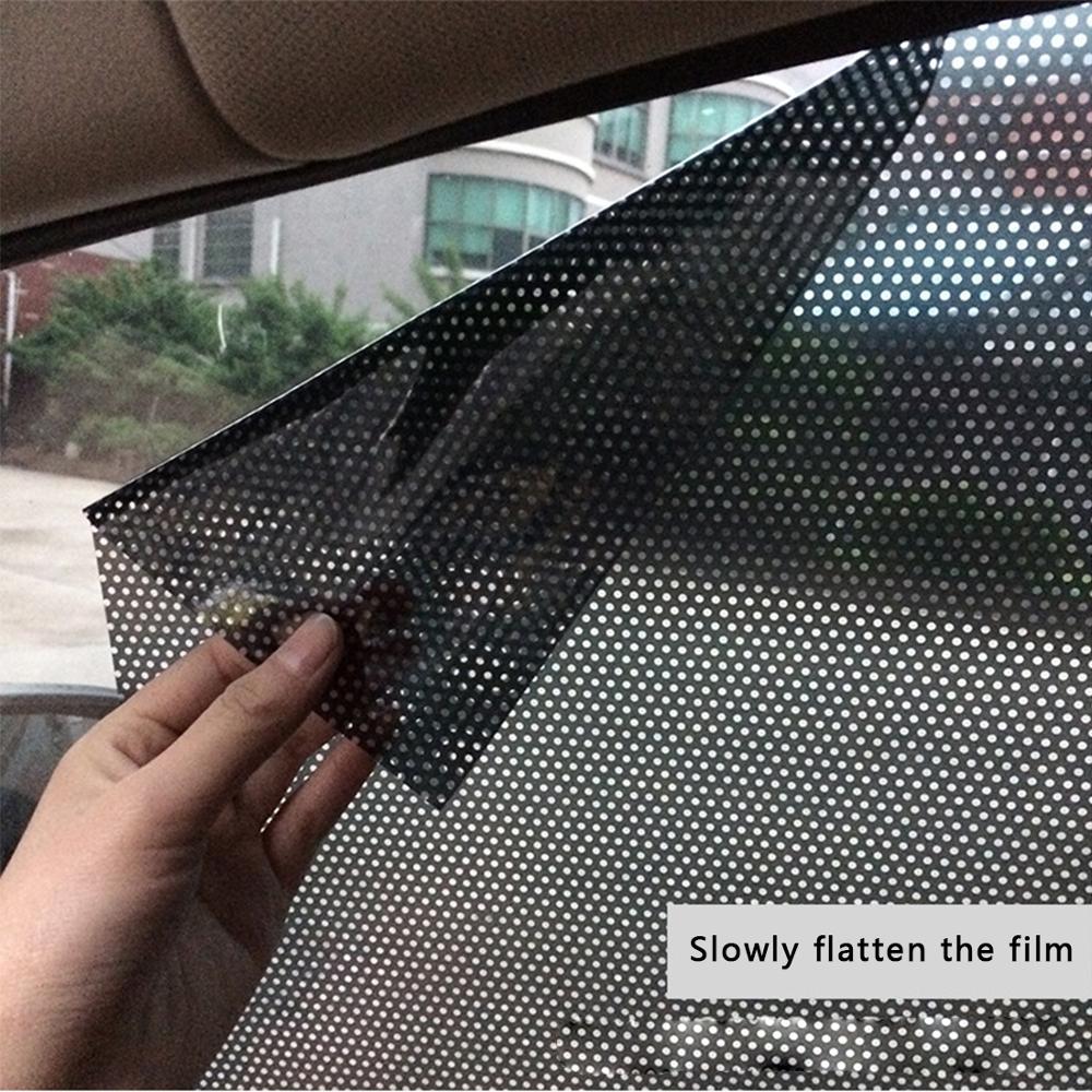 2Pcs/Lot Car Styling Window Foils Sticker Car Sunshade Auto Vehicle Sun Block Sun-shading Electrostatic Stickers