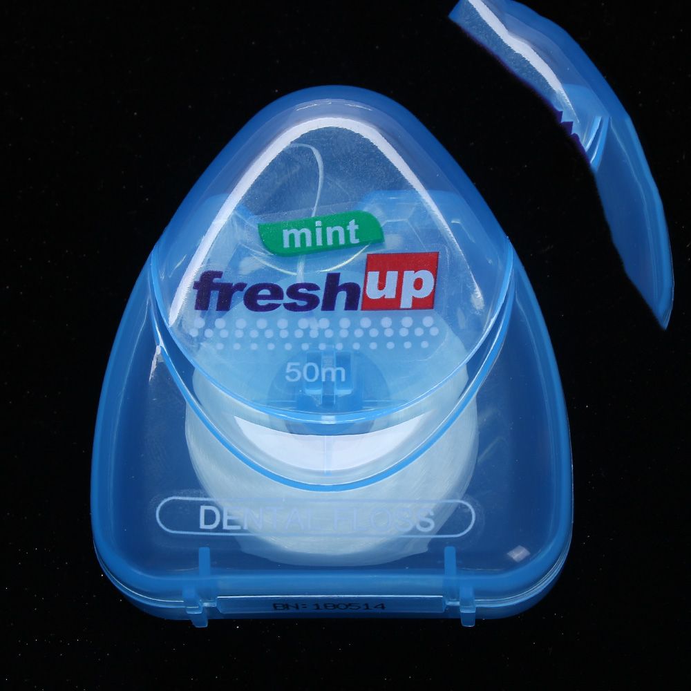 50M Micro Wax Peppermint flavor Dental Flosser Interdental Brush Teeth Stick Toothpicks Floss Pick Oral Hygiene Clean Wire