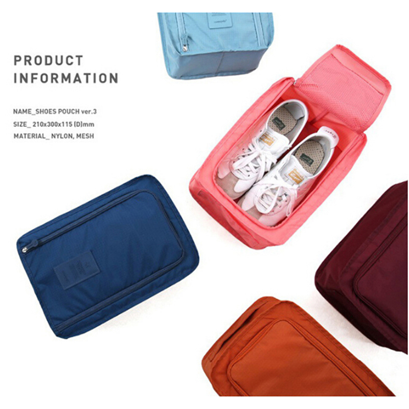 Waterproof Shoes Garment Bag Travel Storage Bag Portable Nylon Organizer Bag Multi-function Shoe Sorting Bag
