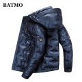 BATMO 2020 new arrival high quality 90% white duck down hooded jackets men,men's winter waterproof jackets S2001