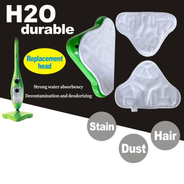 4Pcs Microfibre Steam Mop Floor Washable Replacement Pad Steam Mop Floor Replacement Microfibre Head for H2O H20 X5