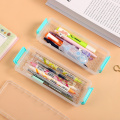 Double layer pencil case high-capacity Creative Pencil box Small fresh magic cute desktop Storage Box School supplies