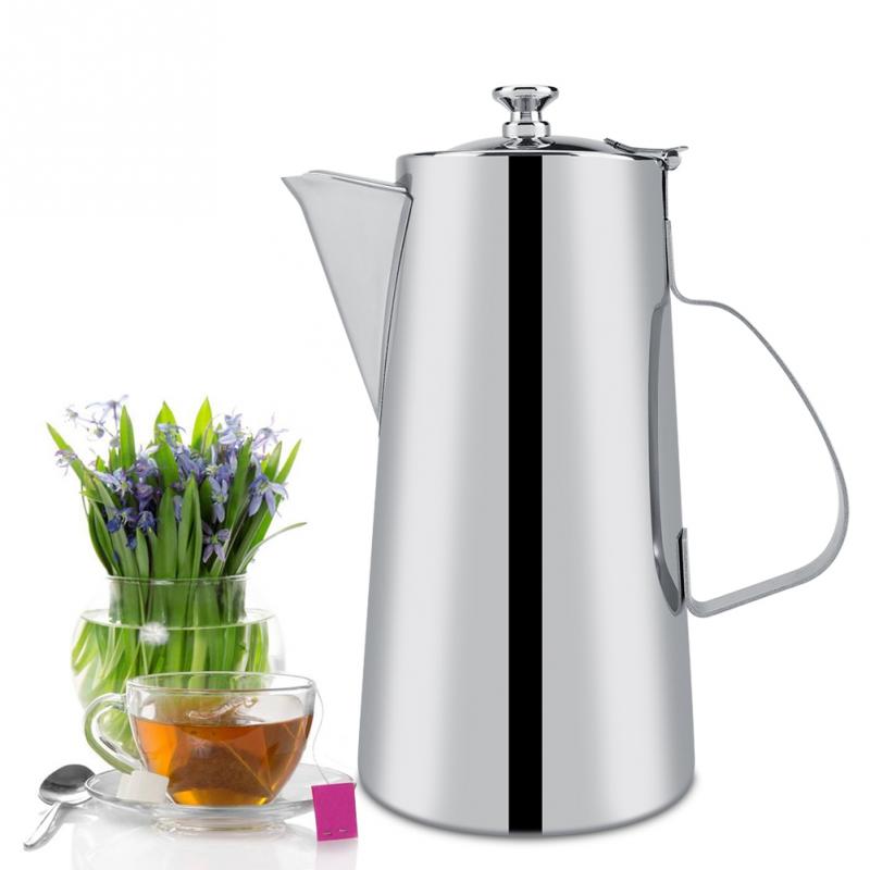 Hot 2L Hight Quality Stainless Steel French Press Coffee Tea Pot with Filter Delicate Coffee Maker