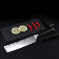 2Pcs Kitchen Knife Set 8" Japanese Chef Knife 7" Cleaver Nakiri Meat Slice Vegetable Knife Laser Damascus 7CR17 Stainless Steel