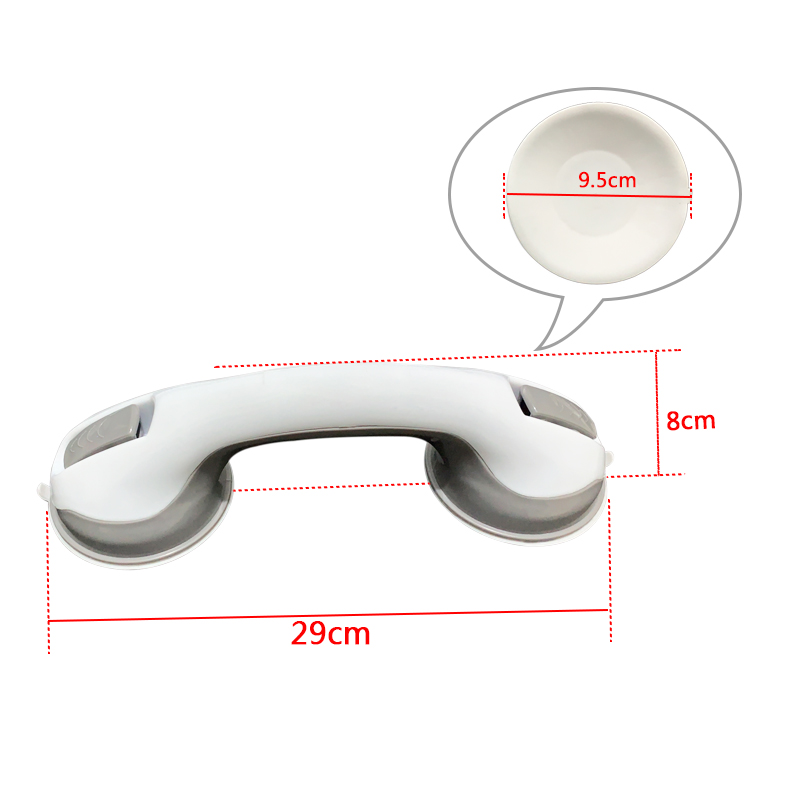 Bathroom Vacuum Suction Cup Handrail For Elderly Disabled Shower Grab Bar Safety Tub Glass Door Anti Slip Handle Keep Balance