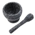 Resin Mortar Pestle Tool Set 11 Cm Large Mortar Kitchen Herbs Spices Food Shredi 896A