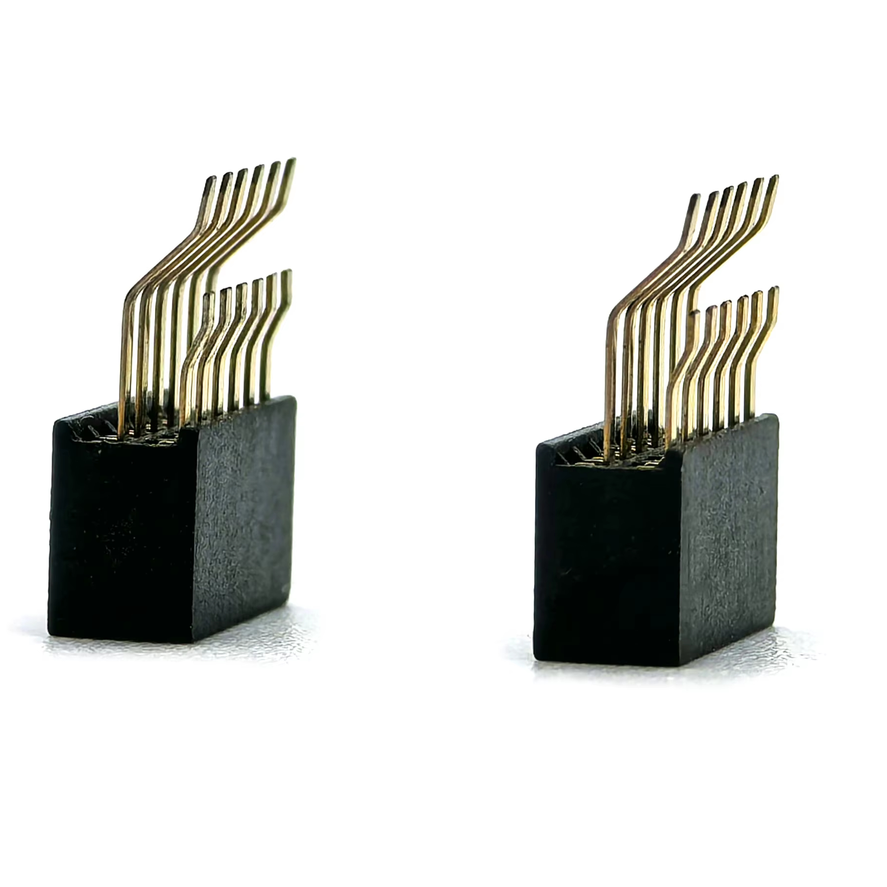1.27mm Pitch Female header Connector Dual Row Right Angle SMT H4.3mm 2*6P