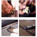 Auto New Mini 20 in 1 Multi-Tools Metal Black Stainless Pocket Tool Useful Keychain bicycle car accessories 2.29