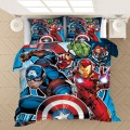 Disney Marvel Avengers Captain America Bedding Set Baby Kids Boys Gift Duvet Covers Pillowcases Comforter Cover Adult Bedlinnen