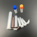 60PCS Centrifuge Tube Plastic Bottles with cap 0.5ml to 10ml Mixed Size Centrifuge Bottles Lab Supplies