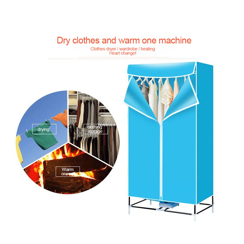 Dry portable household dryer Folding Mini drying machine installation with clothes cabinet ITAS2207