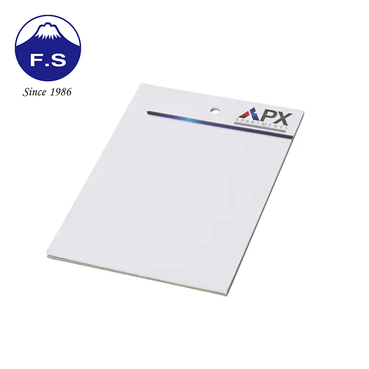 Glued Head Woodfree Paper Customized Logo Notepad Printed