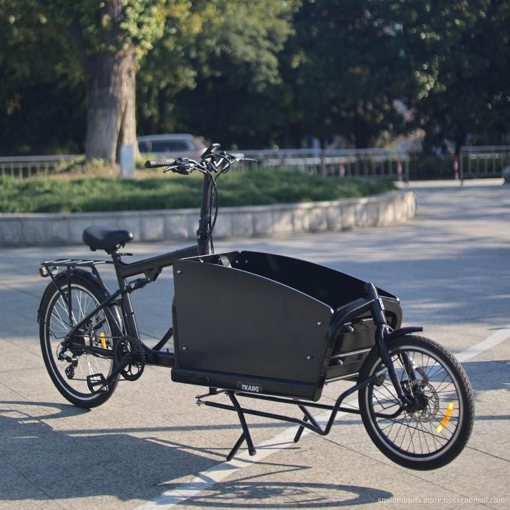 urban ebikes cargo bicycle with front carrier bicycle