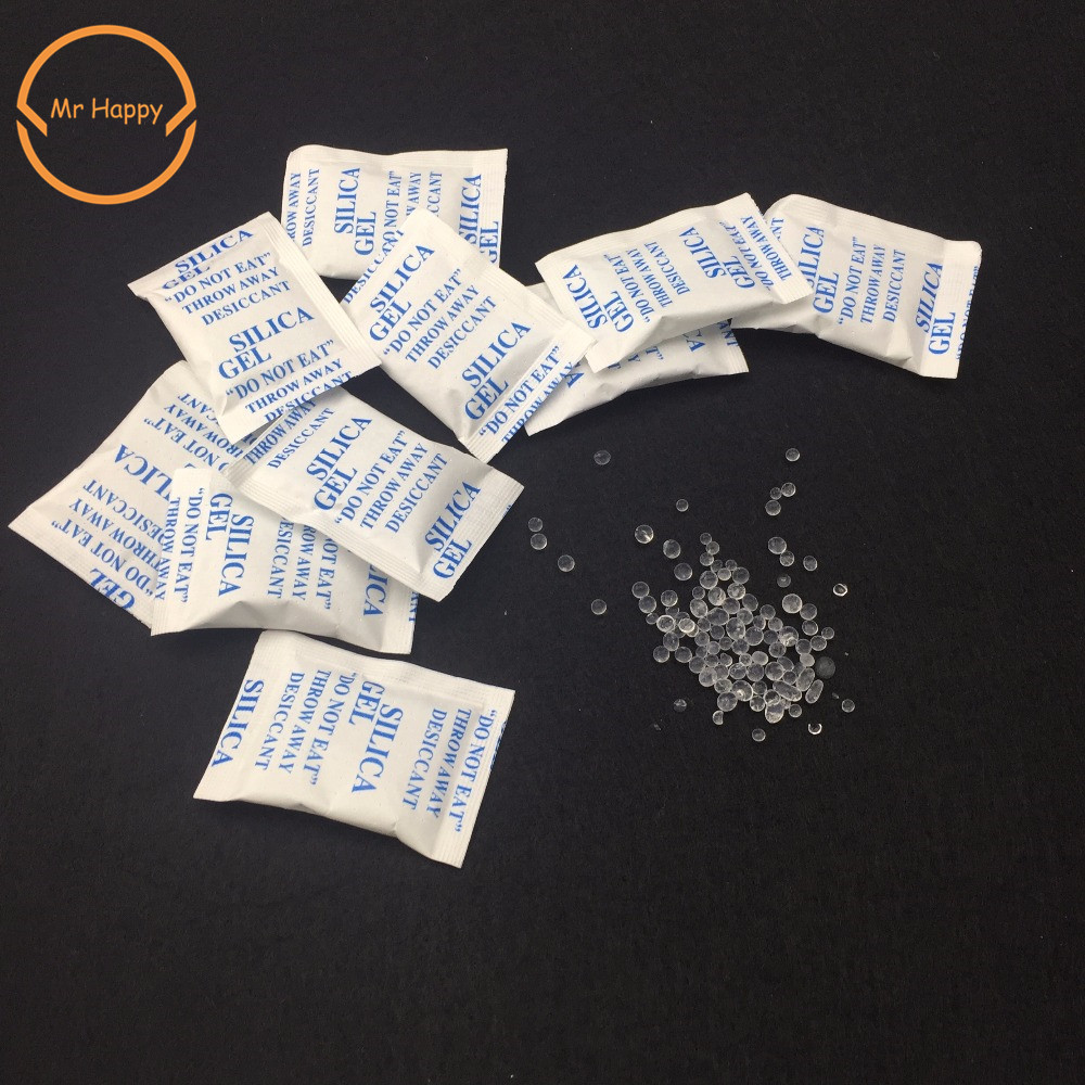 100 Packs 2g Non-Toxic Silica Gel Desiccant Kitchen Room Living Room Moisture Damp Absorber Dehumidifier For Home Accessories