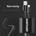 Suntaiho 2.4A USB Cable for iphone Charger cable XS max Xr X USB Fast Charging Cable for iPhone 8 7 6 5s Plus Phone Charger Cord