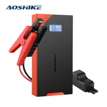 AOSHIKE Booster Jump Starter For Car 12V Power 12000MAH Bank Battery Charger Emergency Starting Device for 6L GAS Flash Lighther