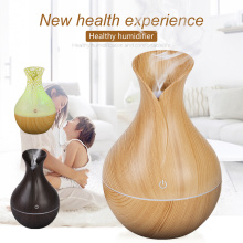 USB Wood Grain Essential Oil Diffuser Ultrasonic Humidifier Household Aroma Diffuser Aromatherapy Mist Maker With Light