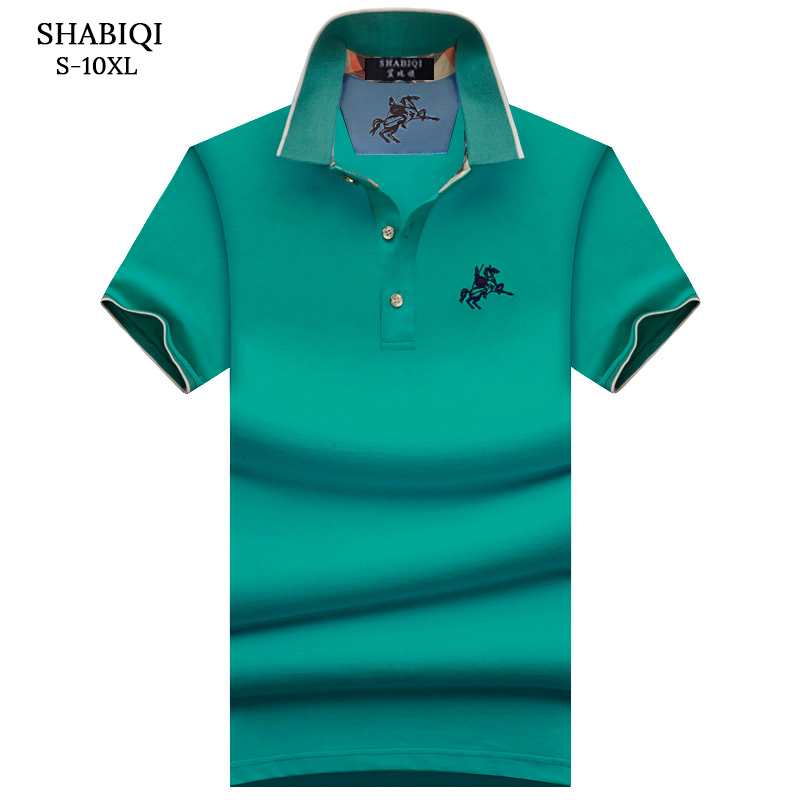 Plus Size S-10XL Brand New Men's Polo Shirt Men Cotton Short Sleeve shirt Brands Embroidery Mens Shirts polo shirts