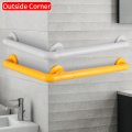 Corner Handrail Stainless Steel Bathroom Shower Grab Bars for Elderly Disabled Anti-slip Bathtub Assist Safety Handle Wall Mount