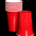 LBER 50Pcs/Set 450Ml Red Disposable Plastic Cup Party Cup Bar Restaurant Supplies Household Items for Home Supplies