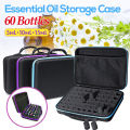 60 Compartments Essential Oil Storage Bag Portable Travel Essential Oil Bottle Organizer Perfume Oil Collecting Case Tool