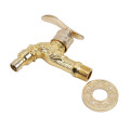 Carved Wall Bottle Tap Bibcock Zinc Alloy Retro Tap Decorative Outdoor Garden Faucet Washing Machine Mop Tap