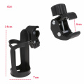 Stroller cup holder 360° Rotation Bicycle Bottle Cup Holder Cycling Cage Handlebar Mount Support Stand Bike Accessories